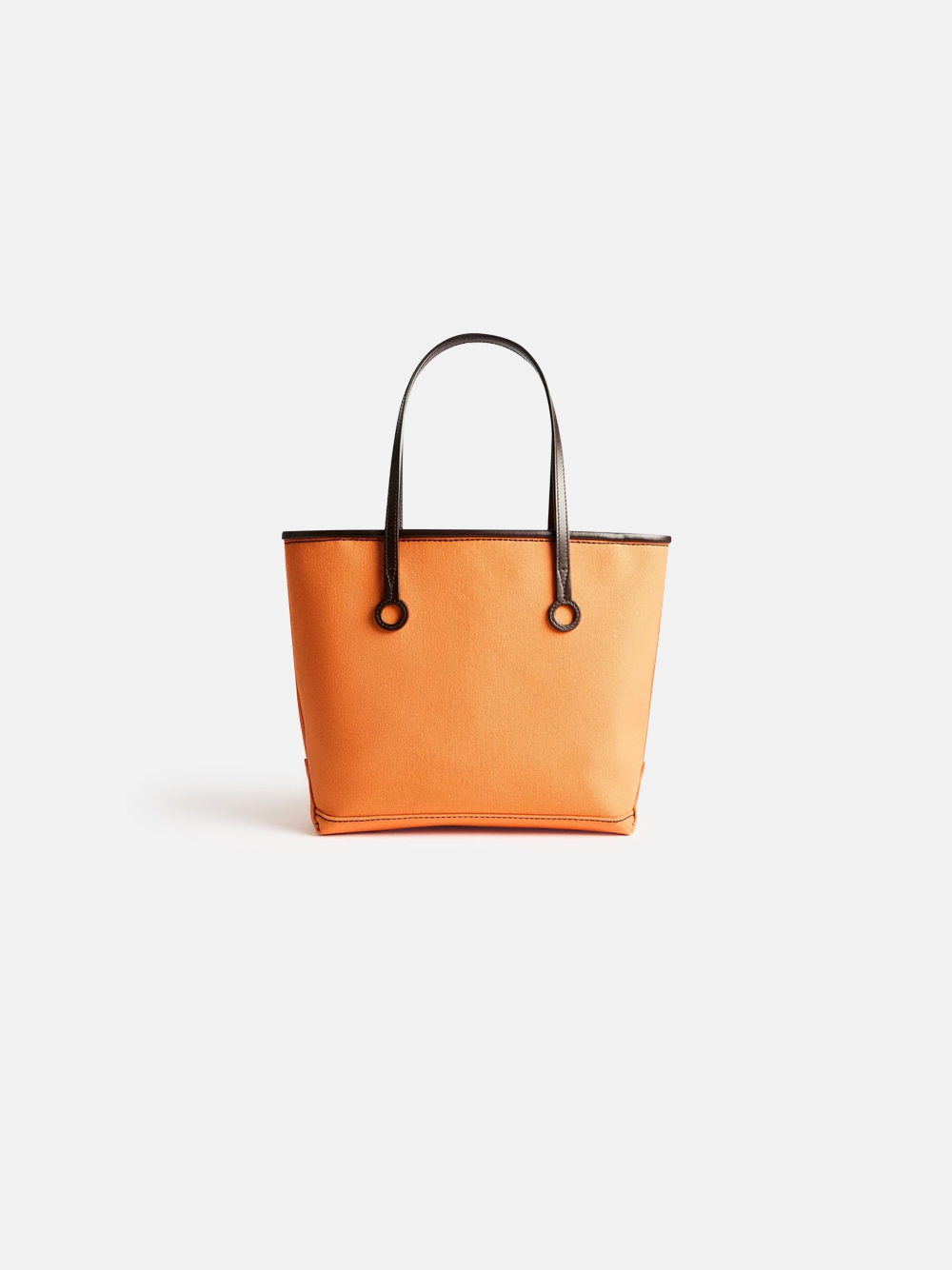 JW Anderson Small Anchor Canvas & Leather Tote Orange Damen