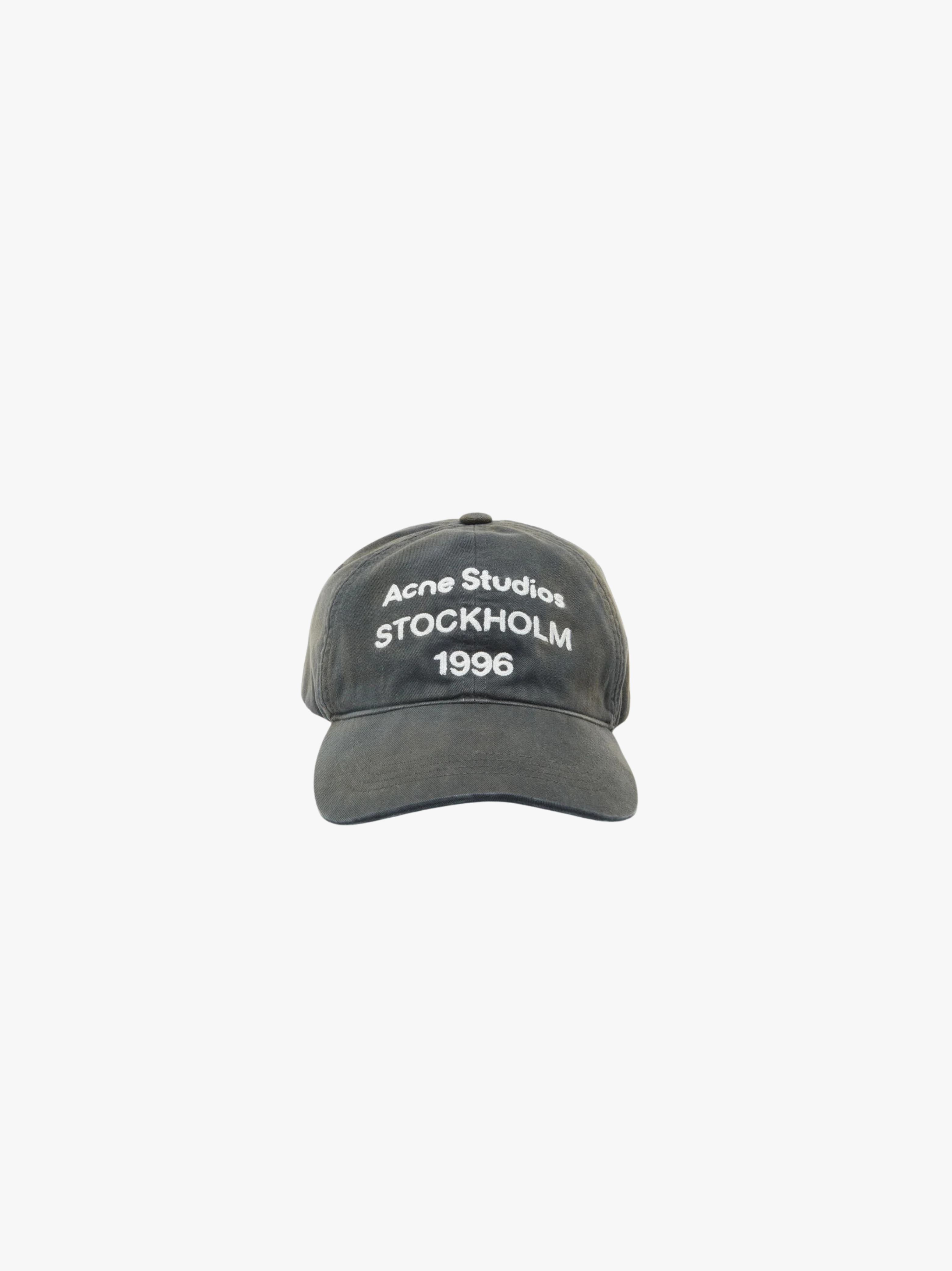 Acne Studios Logo Cap Faded Black Herren Cap