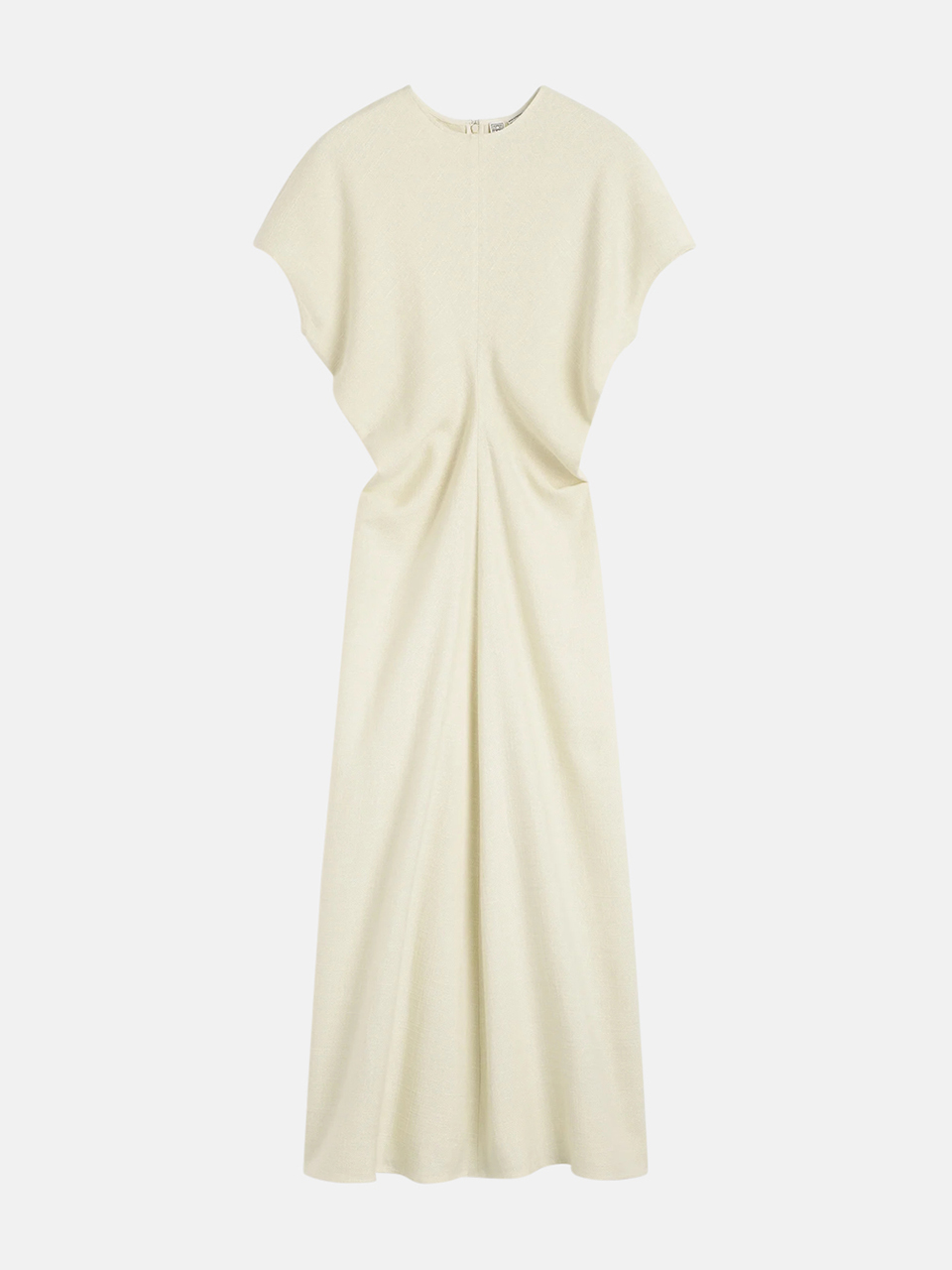 Toteme Korbflechtkleid mit schlanker Taille Strohfarben Damen