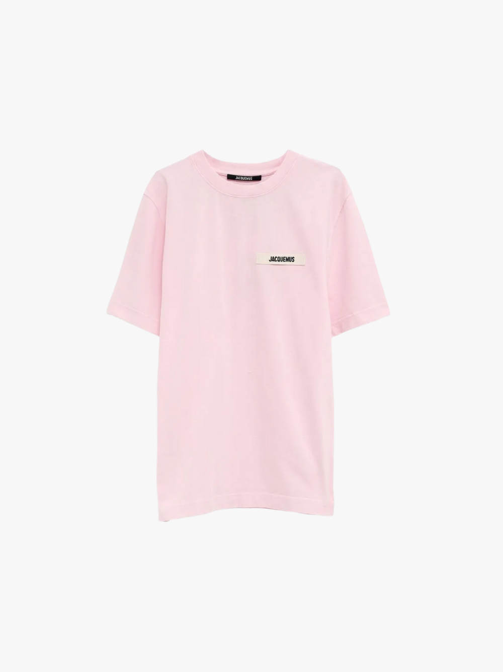 Jacquemus Logo-Patch-T-Shirt Pink Herren