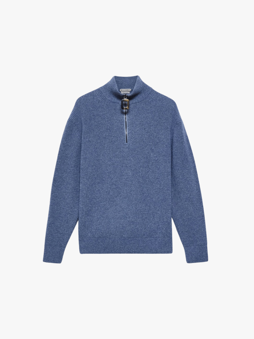 JW Anderson Half Zip Jumper Smoke Blau Herren