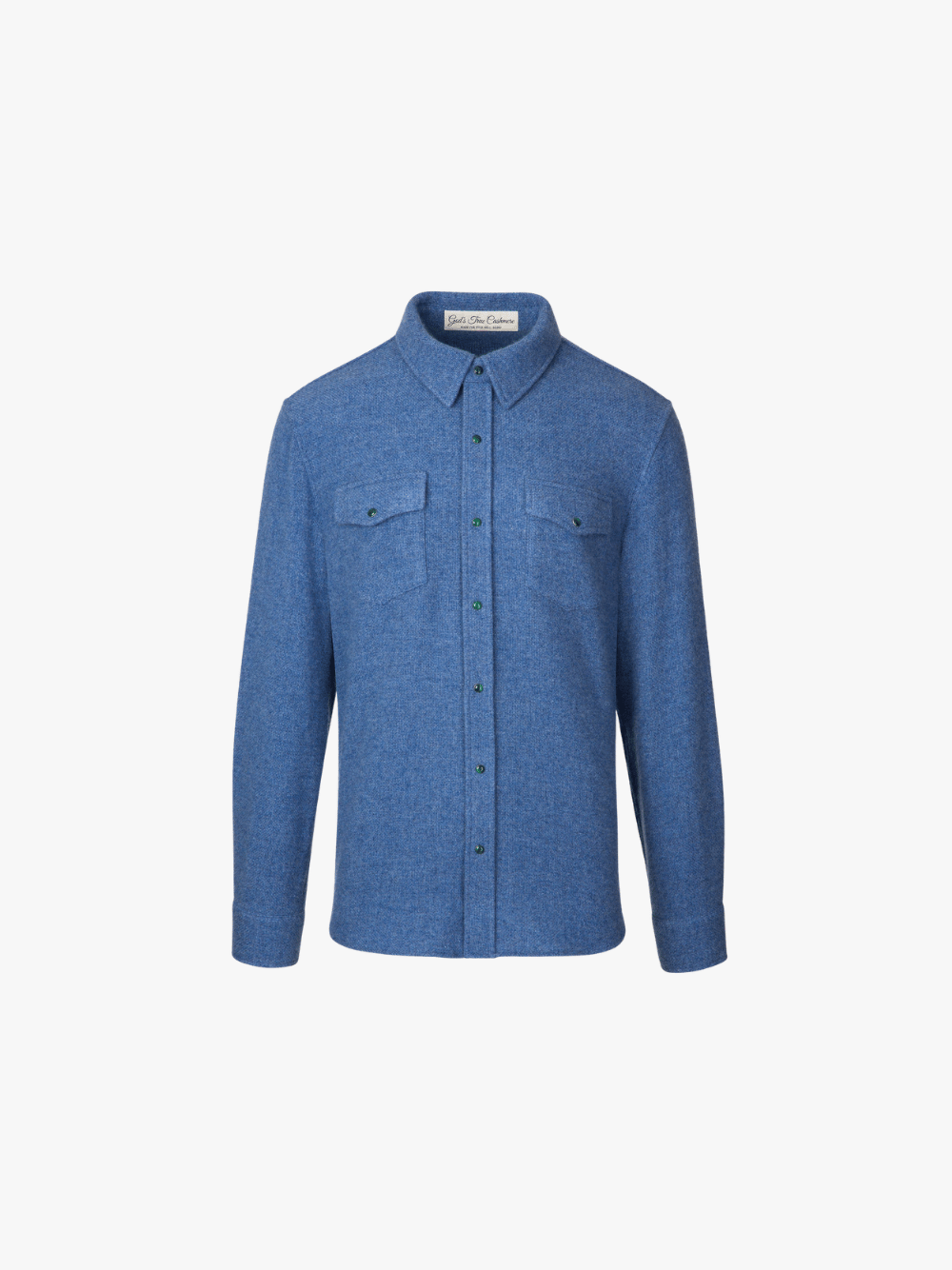 God's True Cashmere Denim Solid Shirt Men