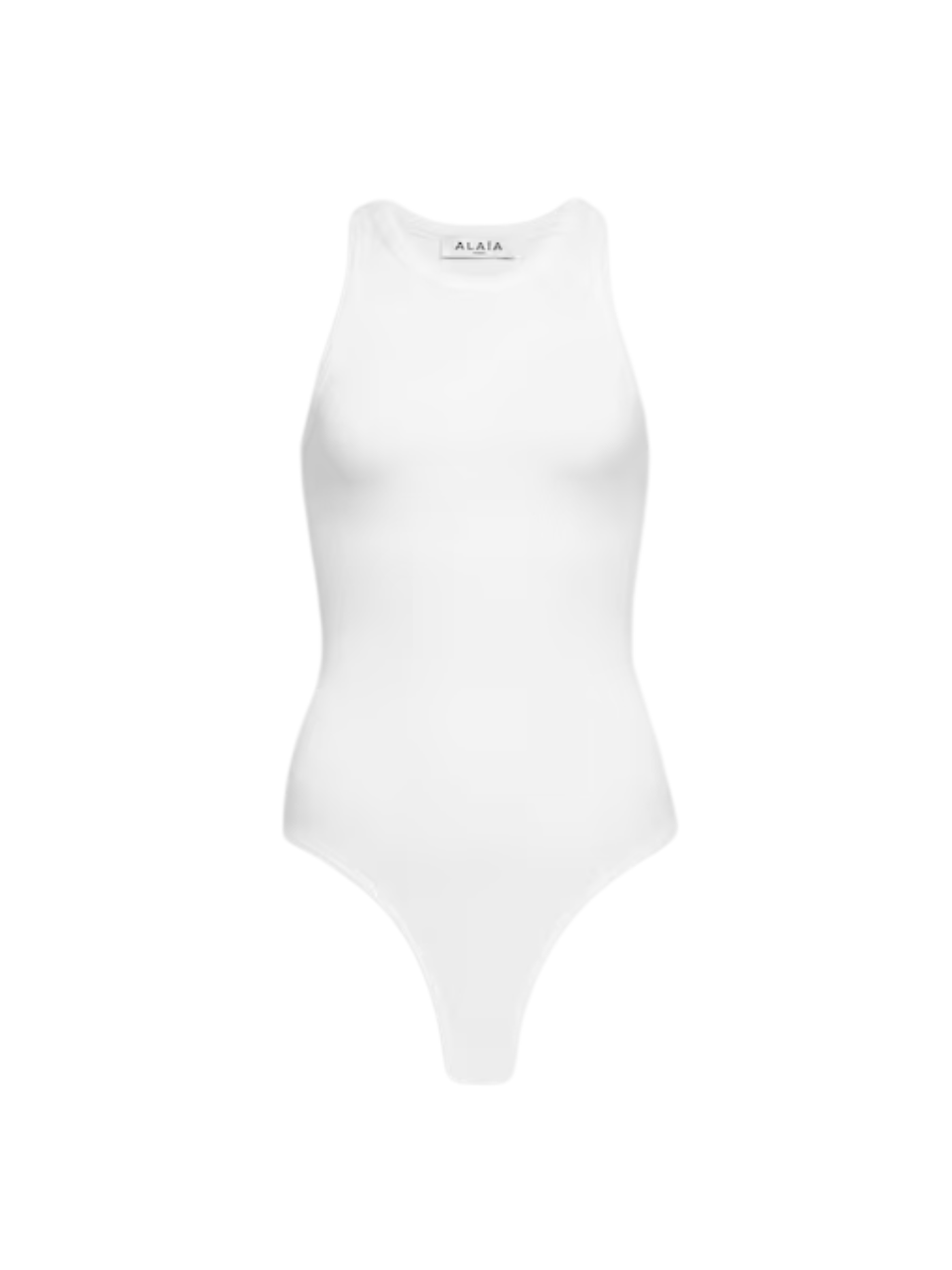 Alaia GERIPPTER FORMENDER BODY White Women Alaia GERIPPTER FORMENDER BODY White Women