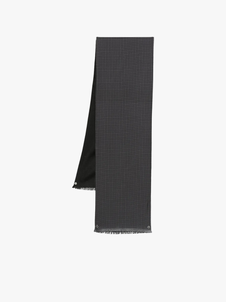 TOM FORD Schal mit Polka-Dot-Print Schwarz Herren