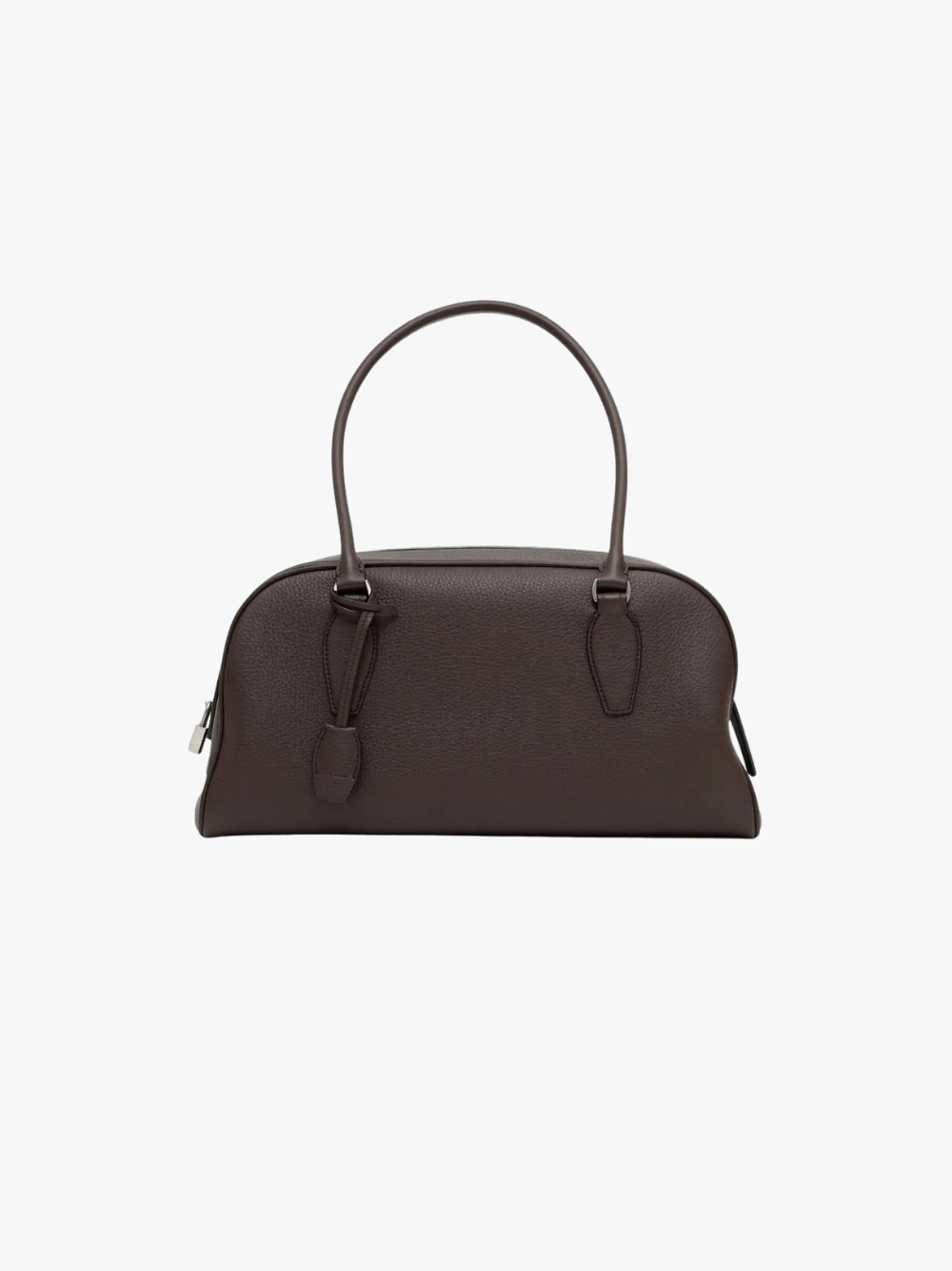 The Row India Tote Bag with Zipper Dark Brown Women