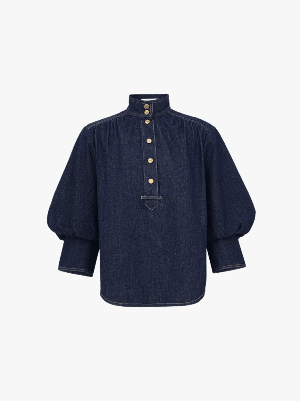 Zimmermann Denim Bluse Blau Damen