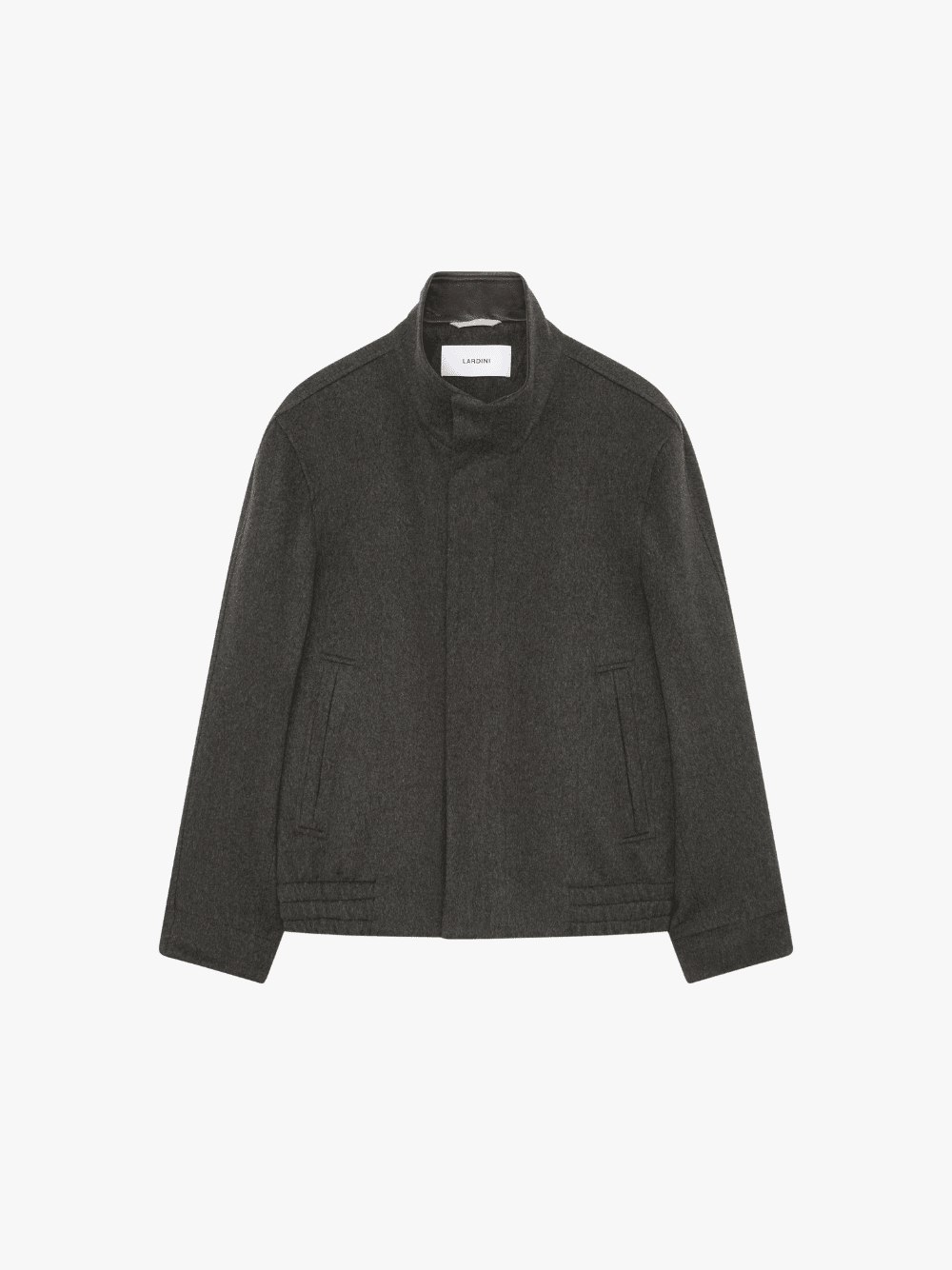 Lardini Wolle Jacke Grau Herren