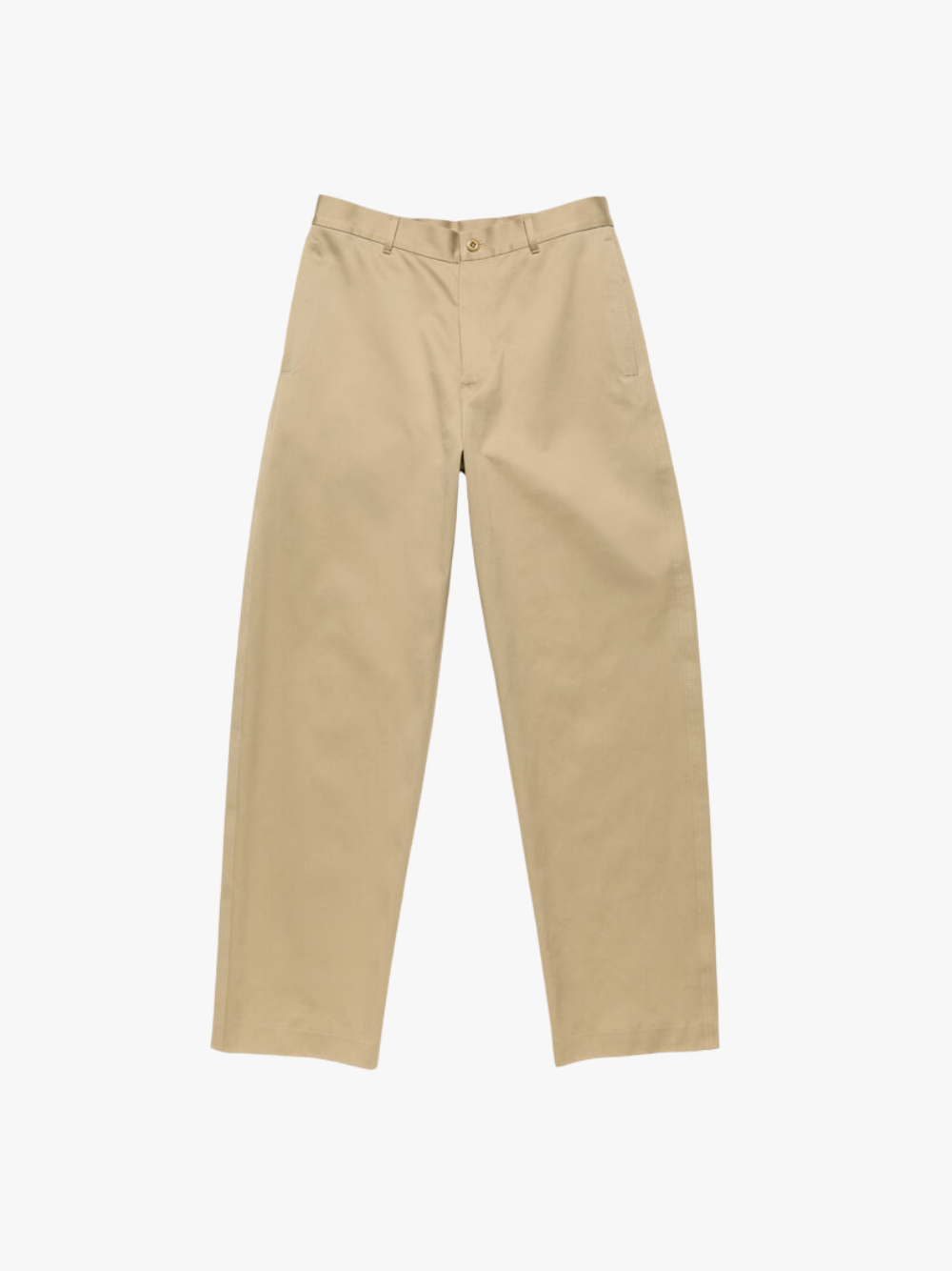 Acne Studios Cotton Satin Trousers Brown Men