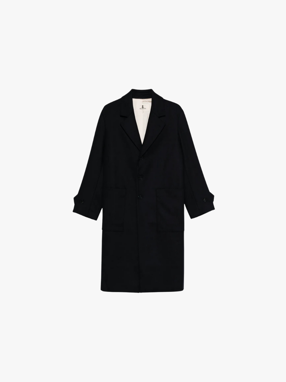 Barena Mantel mit aufgesetzten Taschen Blau Damen