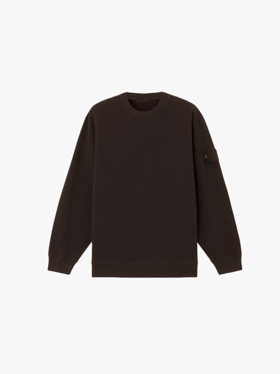 Stone Island Ghost Sweatshirt im Regular Fit mit Rundhalsausschnitt und gerippten Abschlüssen Dunkelbraun Herren Stone Island Ghost Sweatshirt im Regular Fit mit Rundhalsausschnitt und gerippten Abschlüssen Dunkelbraun Herren