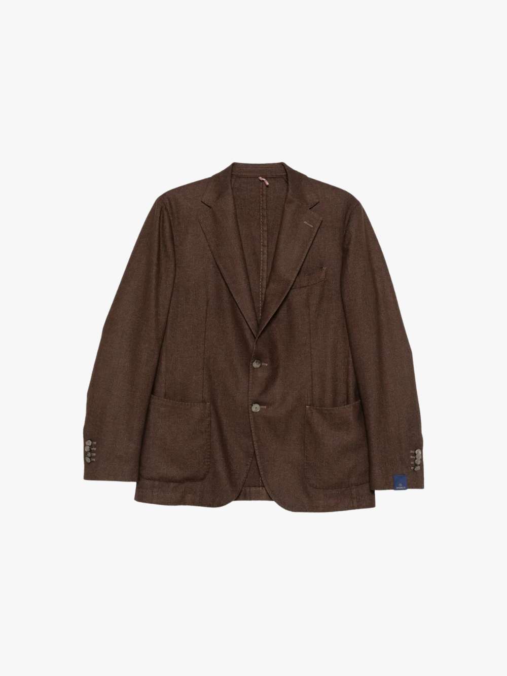 Santaniello Buttoned Blazer Brown Men