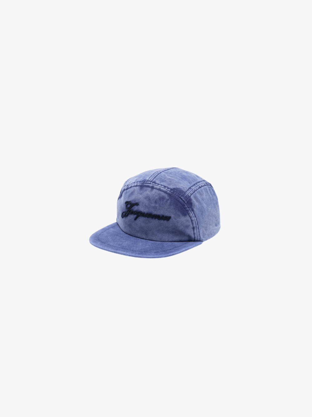 Jacquemus Cap mit besticktem Logo Marineblau Damen
