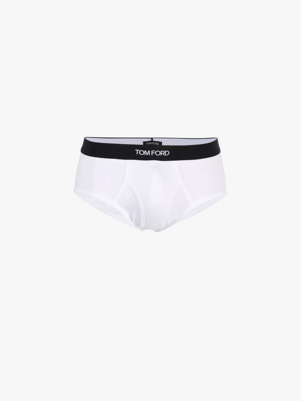 TOM FORD  Shorts mit Logo-Bund Weiß Herren