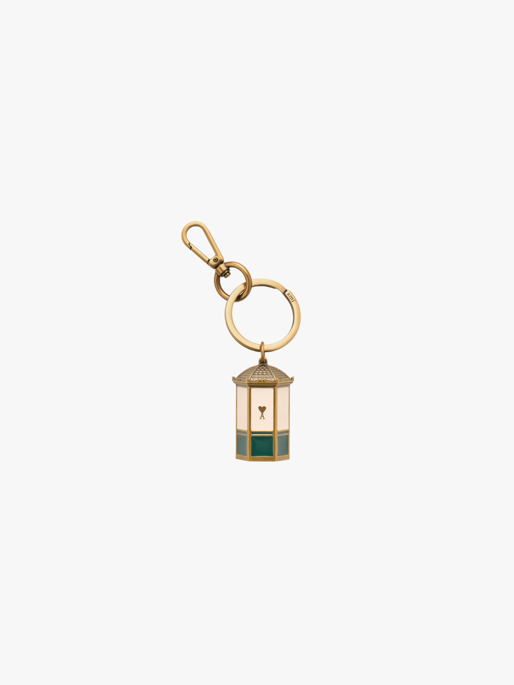 AMI Paris Ami De Coeur Kiosk Schlüsselanhänger Gold Herren