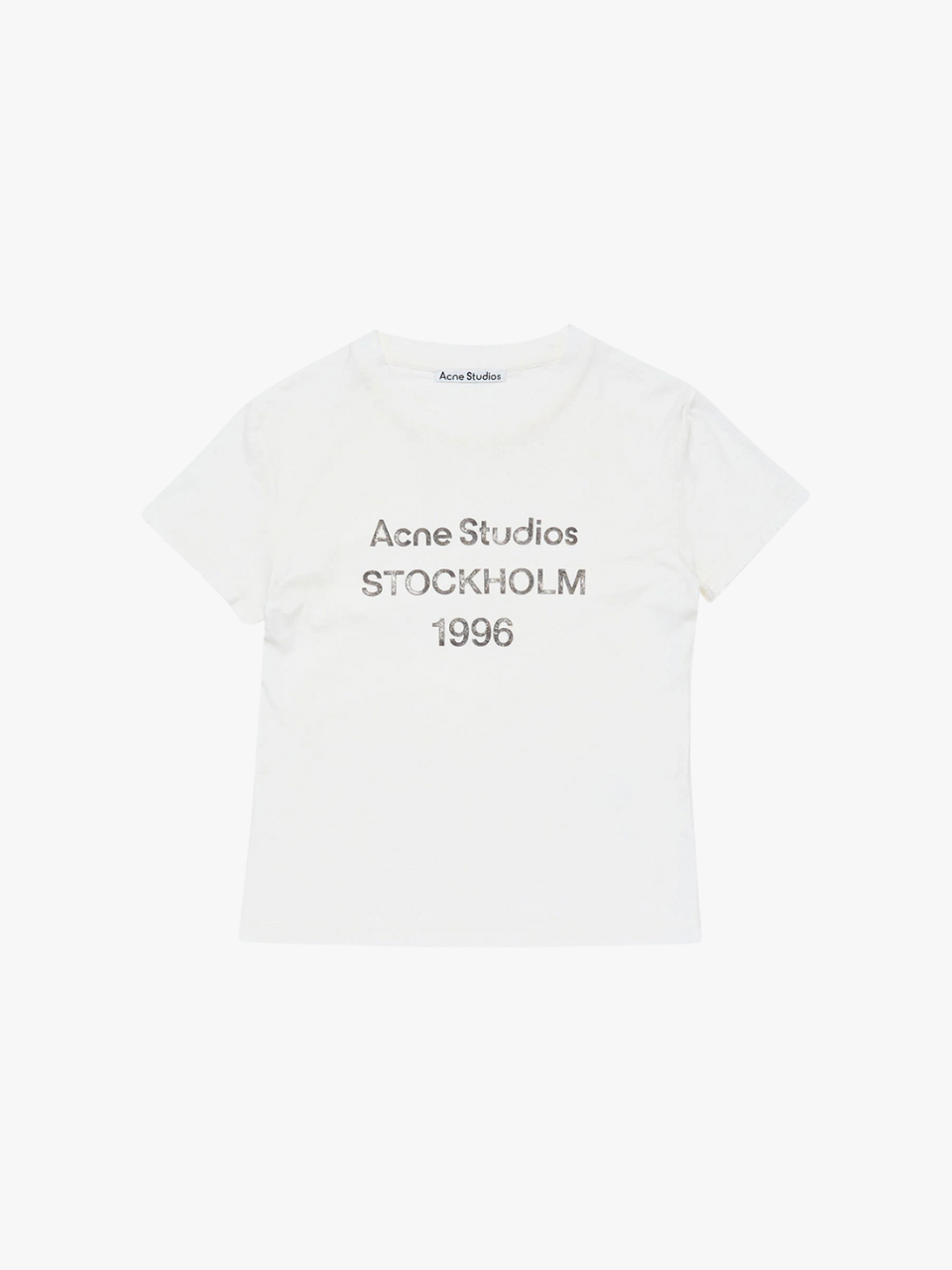 Acne Studios Logo T-Shirt White Women