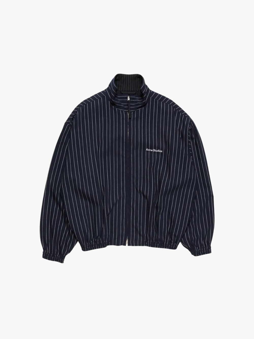 Acne Studios Striped Zip Jacket Navy/Weiß Jacke Herren