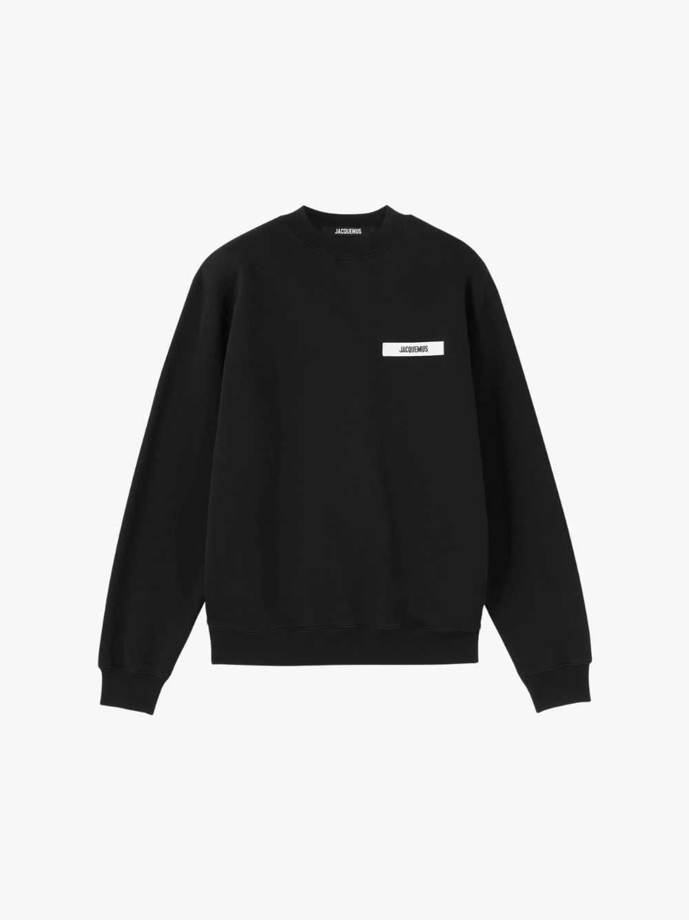 Jacquemus Le Sweatshirt Gros Grain Black Men's