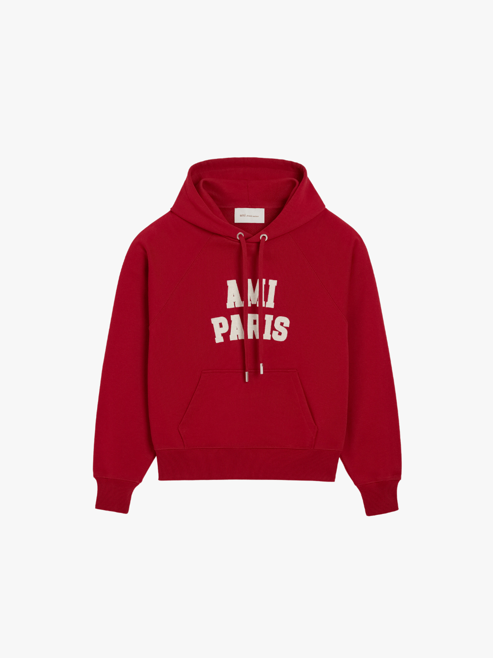 Ami Paris Ami Paris Hoodie Rot Herren-Hoodie