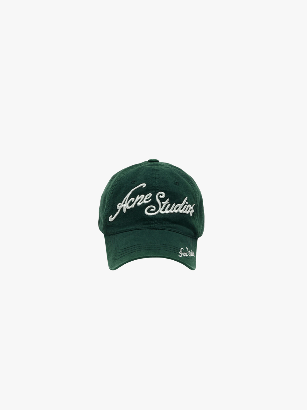 Acne Studios Cap Mit Logostrickerei Grün Herren