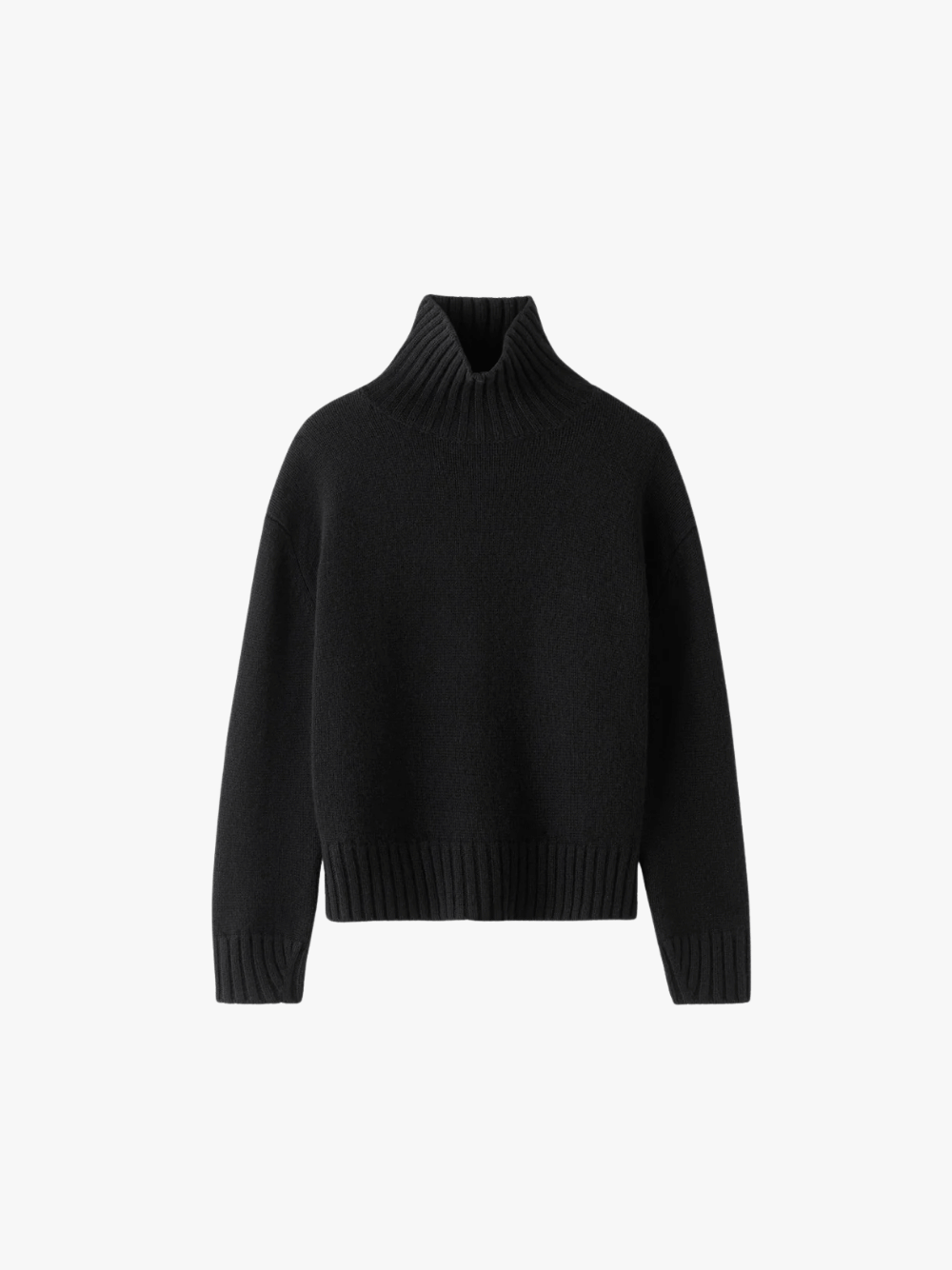ALMADA LABEL Nola Rollkragenpullover Schwarz Damen