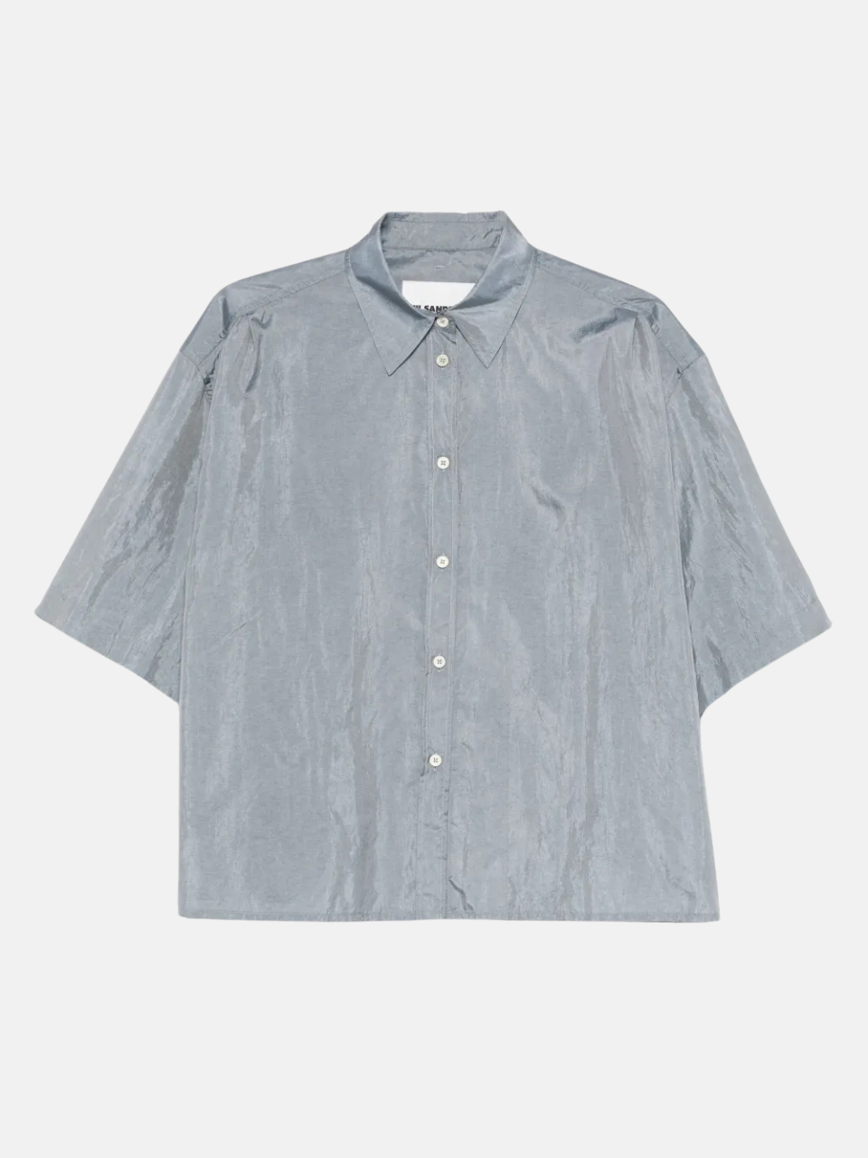 Jil Sander short sleeve shirt blue ladies