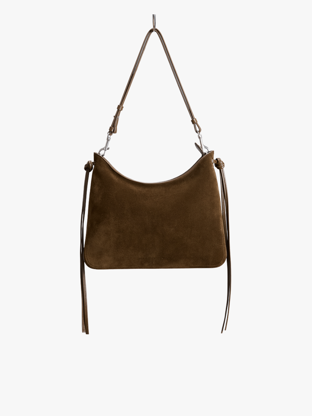 Phoebe Philo Gig Shoulder Bag Medium Army Silver Damen