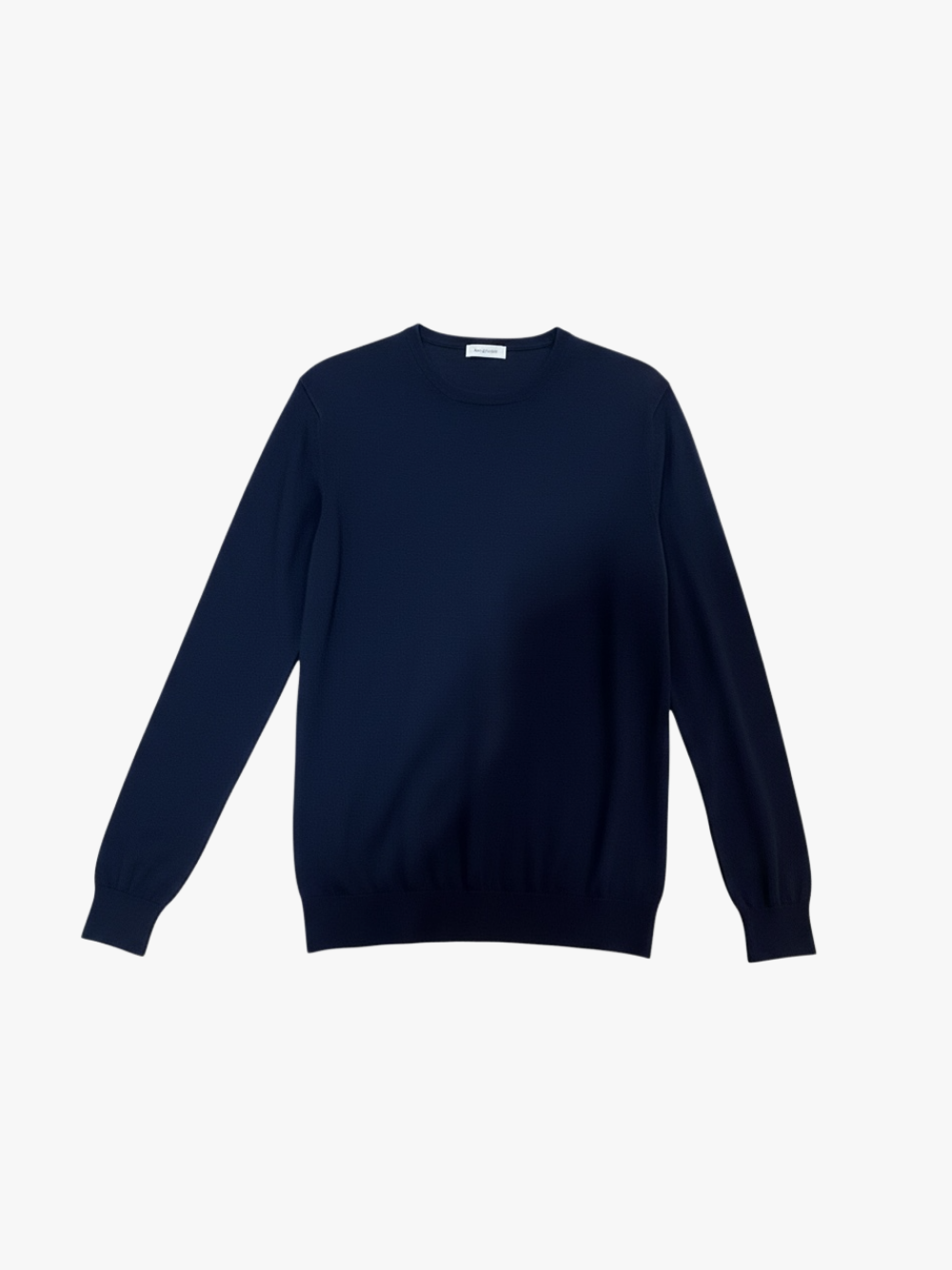 Bungalow Kaschmir-Pullover mit Rundhals-Ausschnitt Navy Herren
