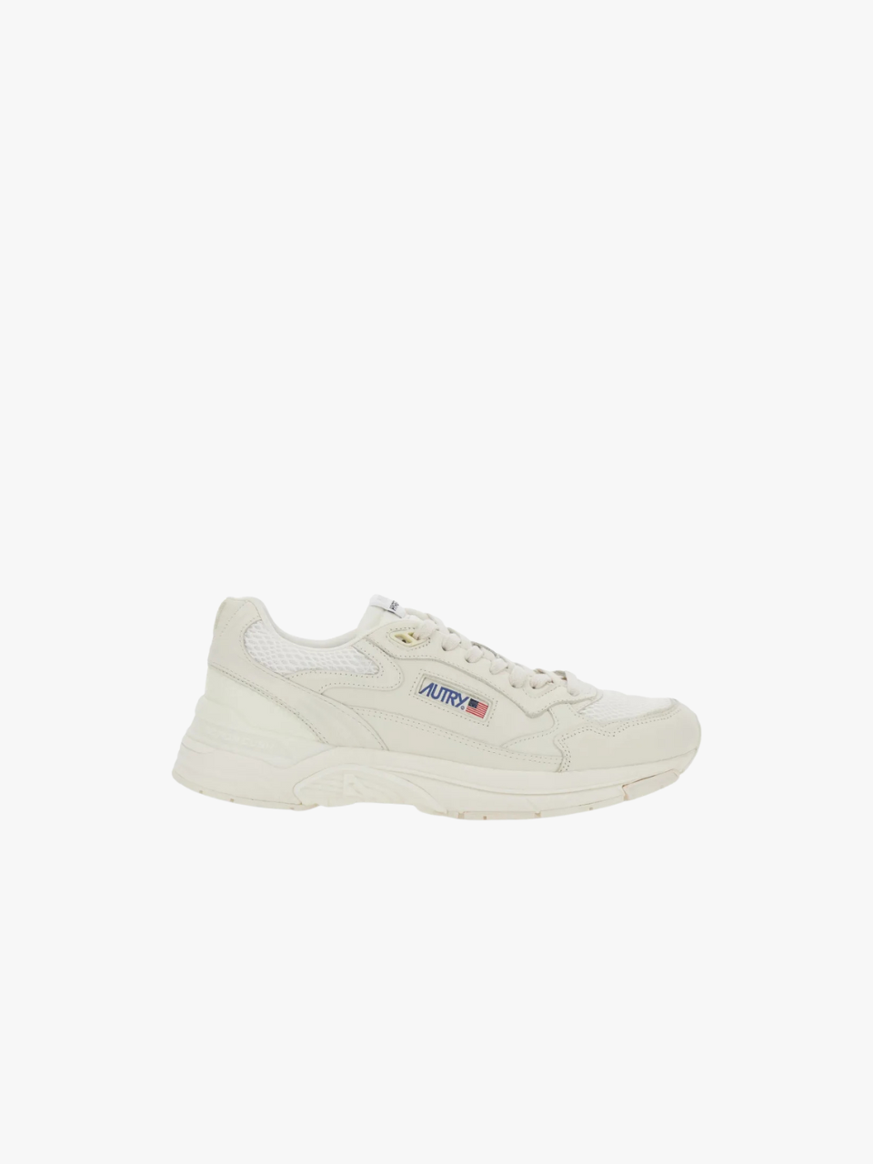 Autry Hyperway Logo-patch Nesh Sneakers Off-White Herren