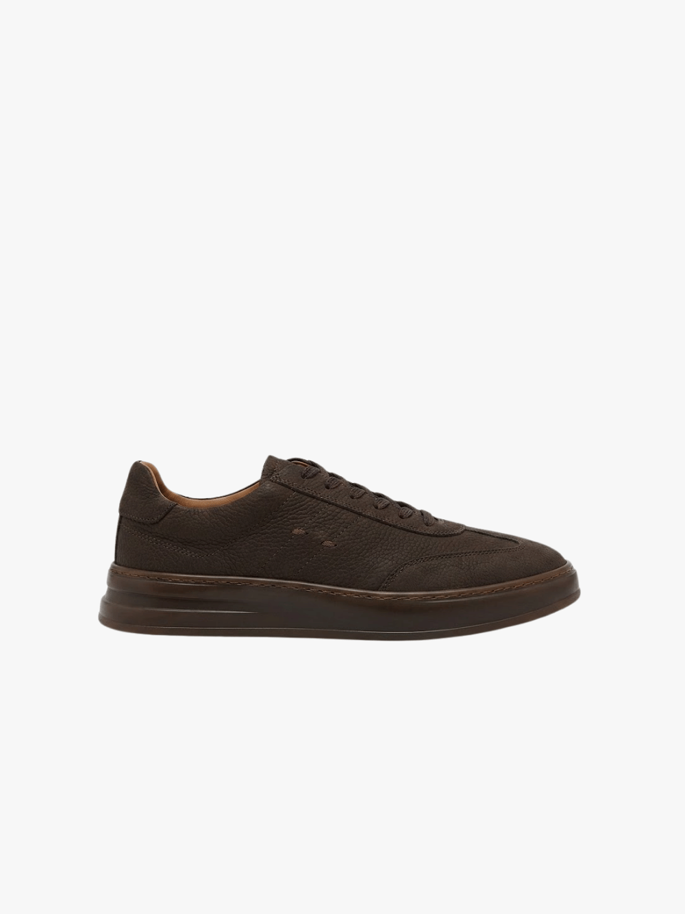 Henderson Leder Sneaker Dunkelgrün Herren