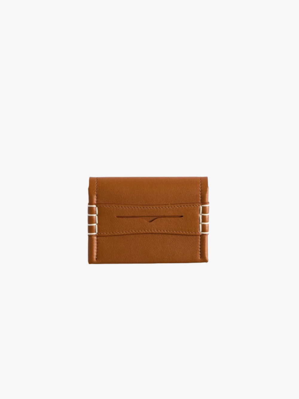 JW Anderson Leather Loafer Card Holder Tan Men