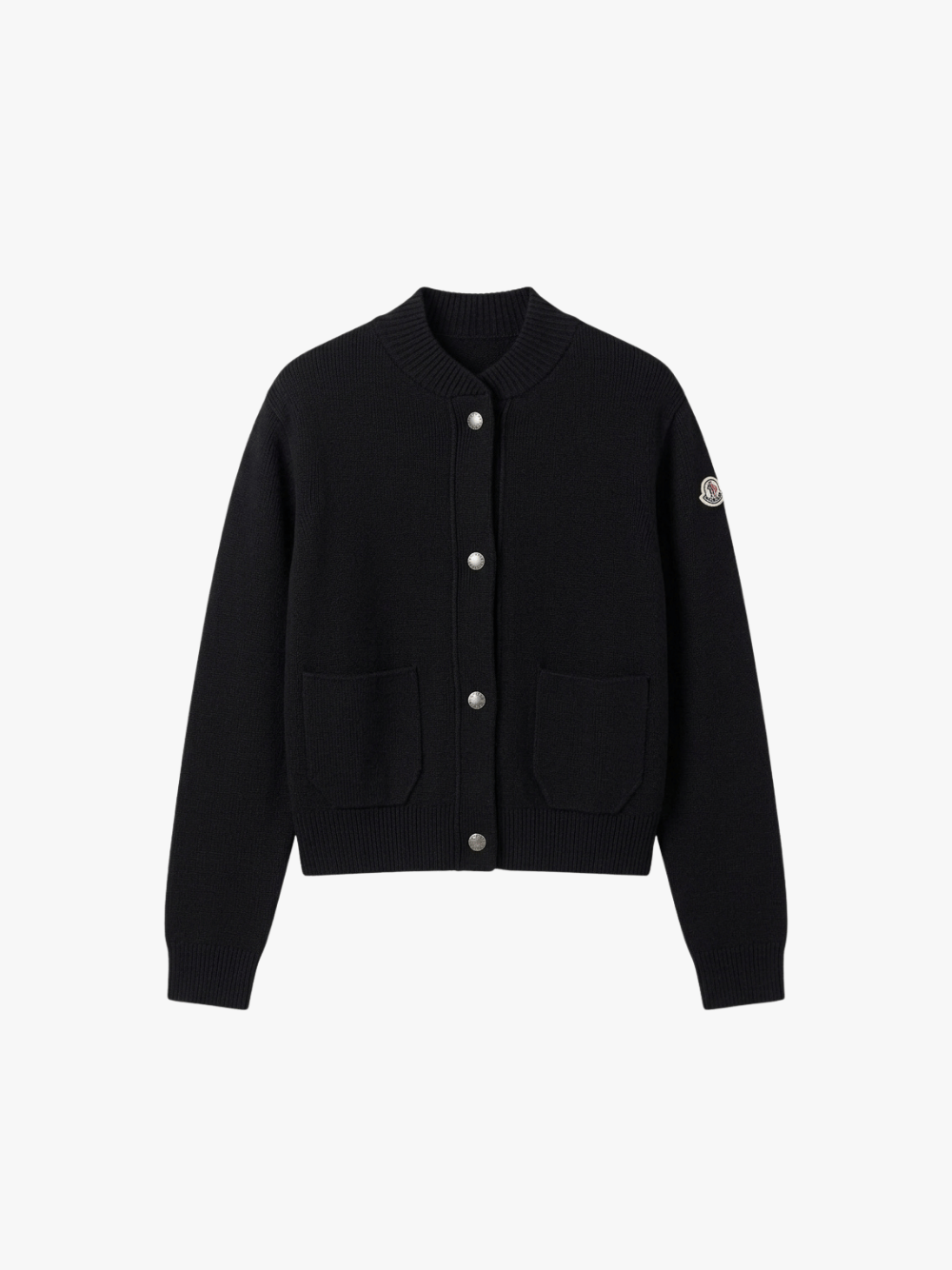 Moncler Strickjacke Schwarz Damen