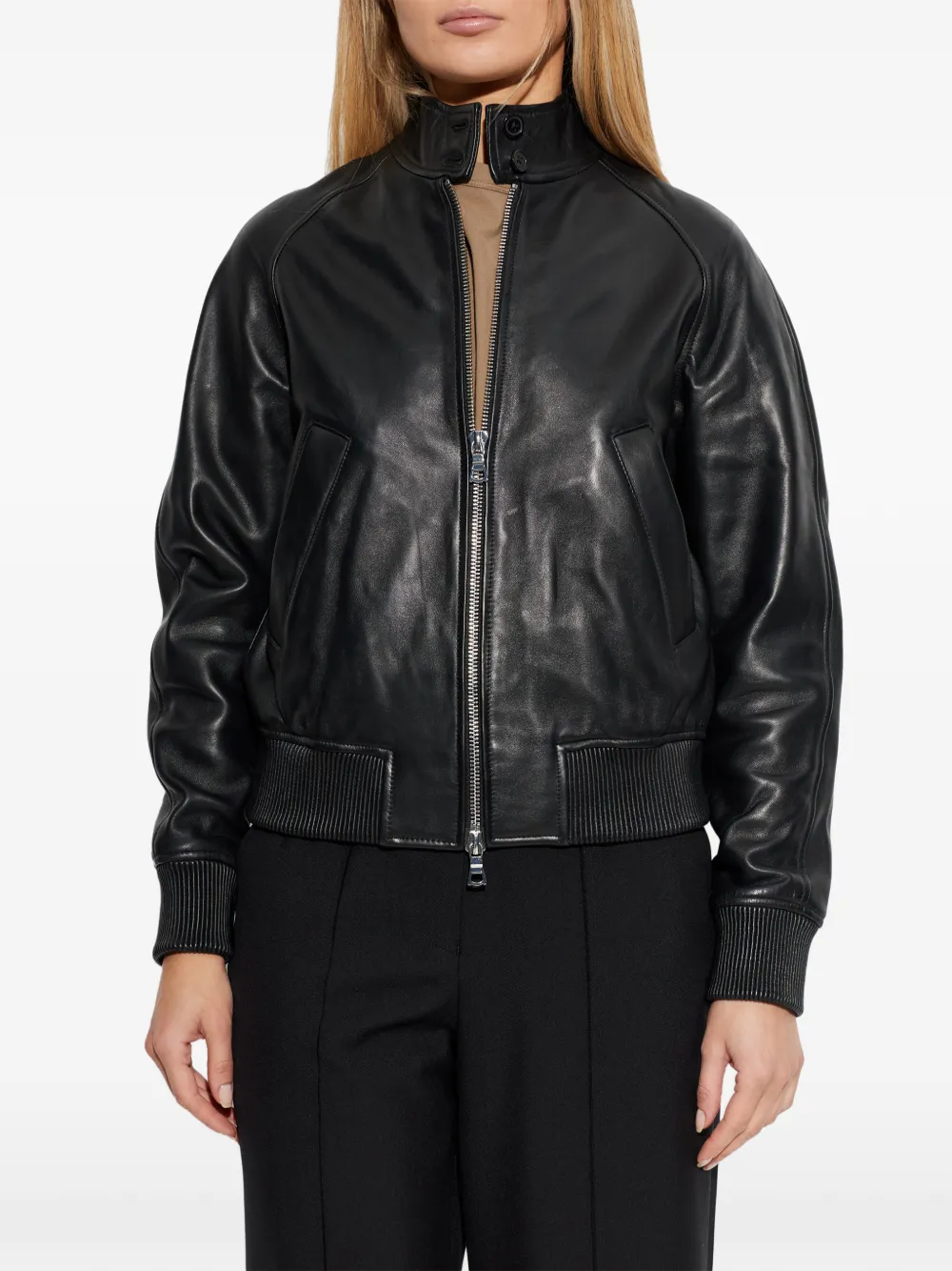 Officine Générale Dorina Bomber Jacket Black Women
