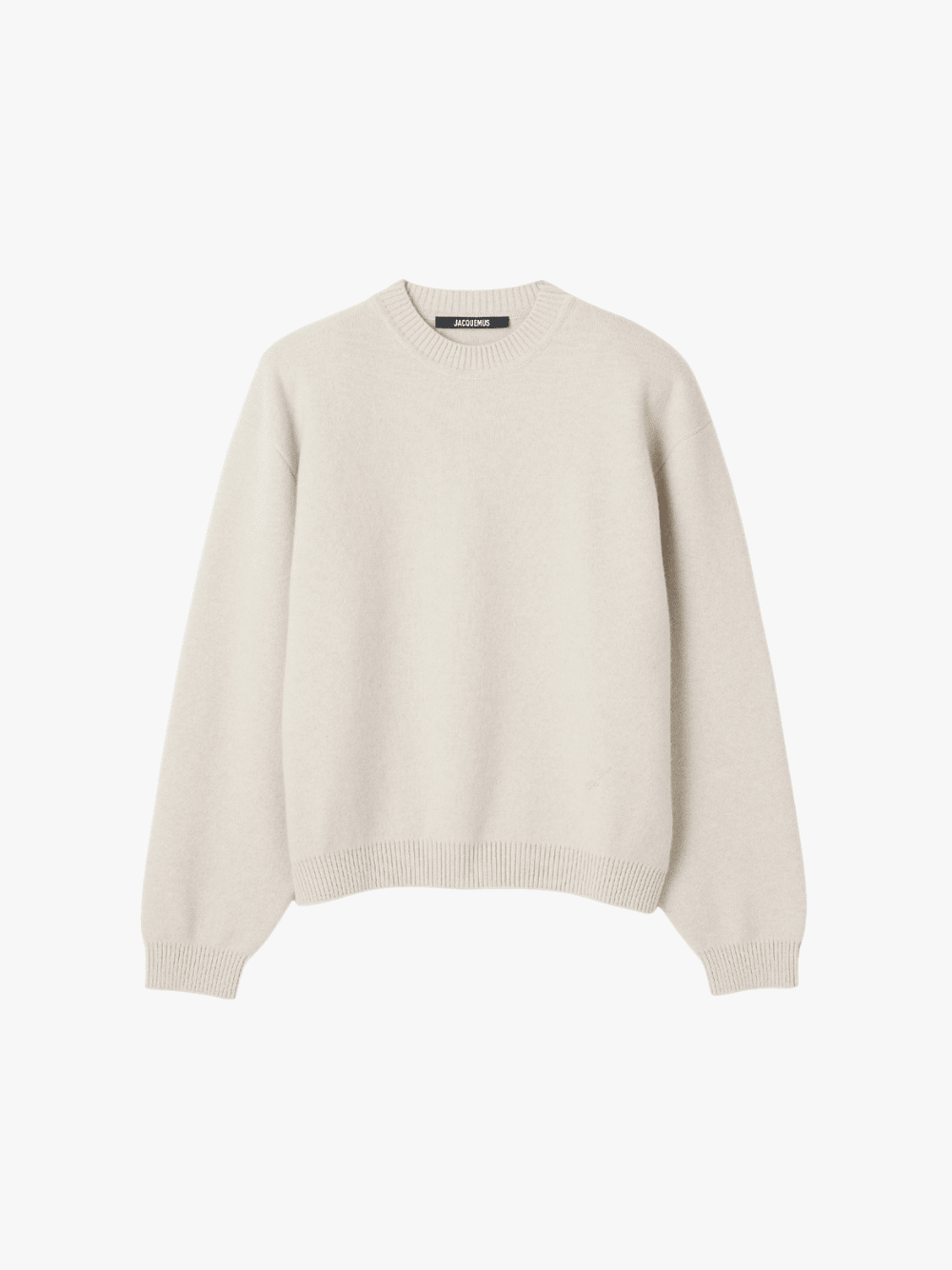 Jacquemus La Maille Pelota Pullover Beige Herren