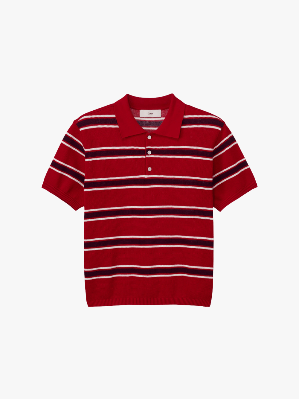 Dunst Striped Polo Shirt Red Men's
