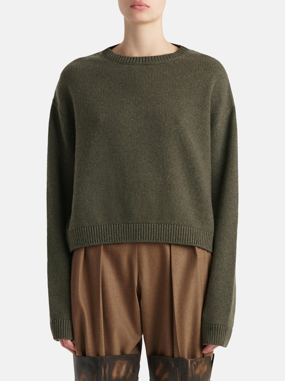 Khaite Pullover Milo Grün Damen