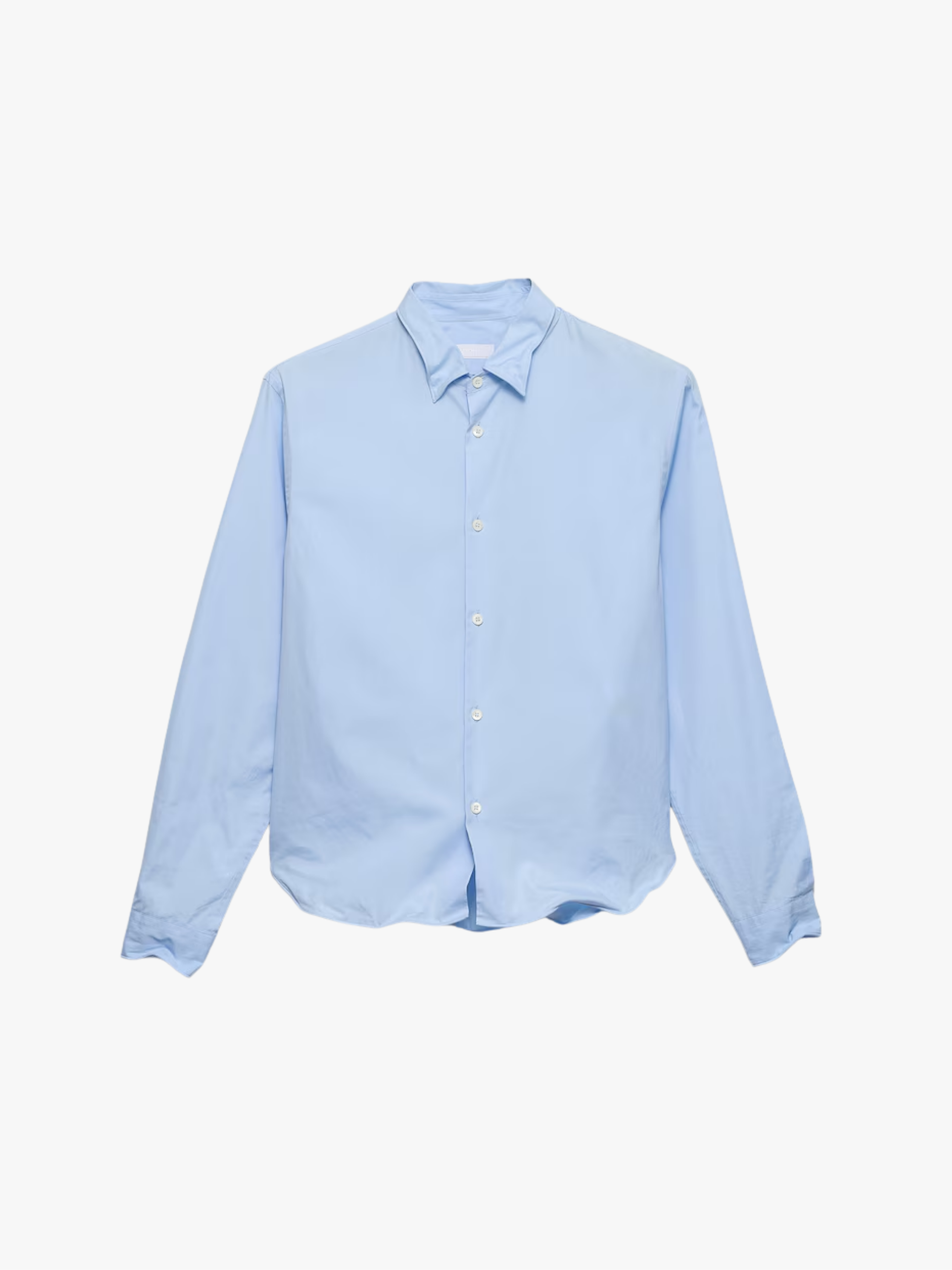 Prada Hemd Baumwolle Himmelblau Herren