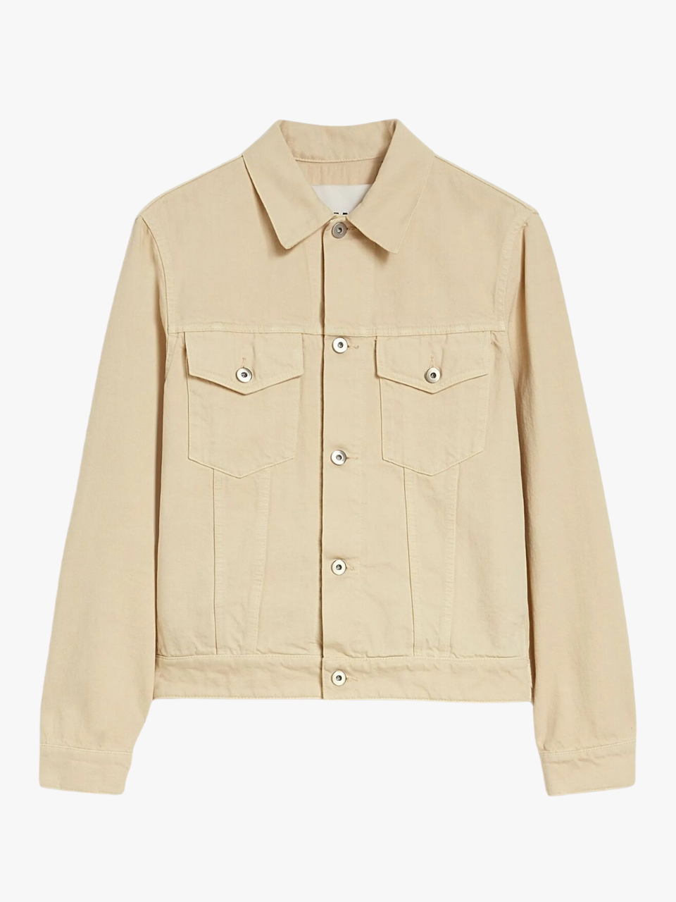 Jil Sander Klassische Jeansjacke Hellgelb Herren