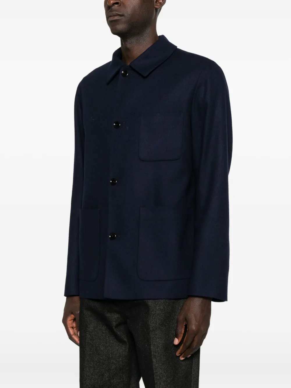 Lardini jacket with patch pockets Navy blue Men