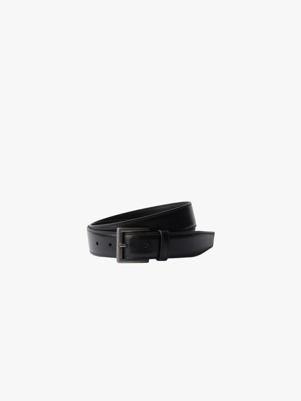 Prada Leder Gürtel Schwarz Herren