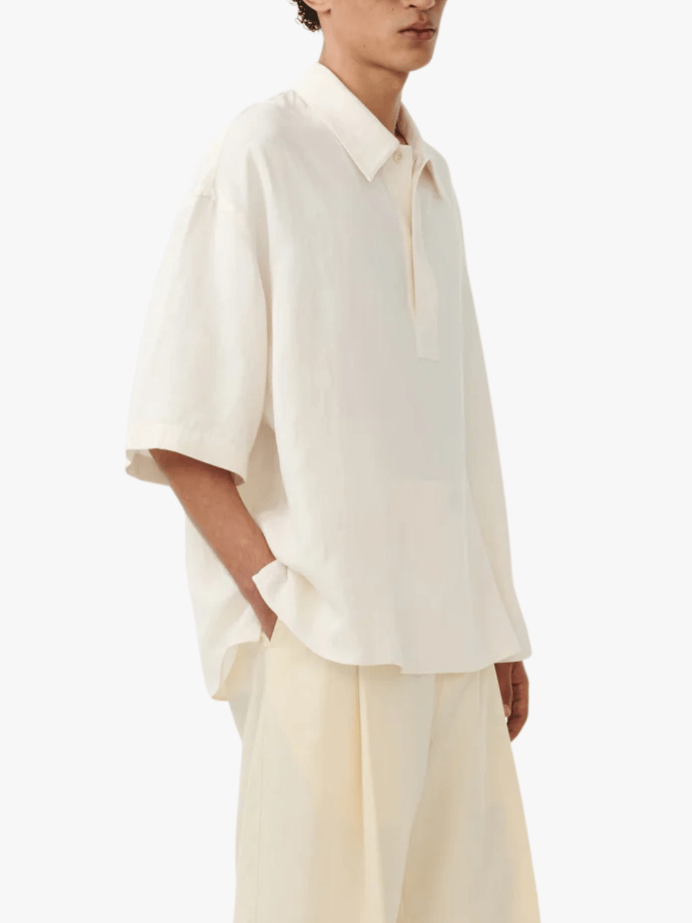 Studio Nicholson Lemmer Shirt Chalk Hemd Herren