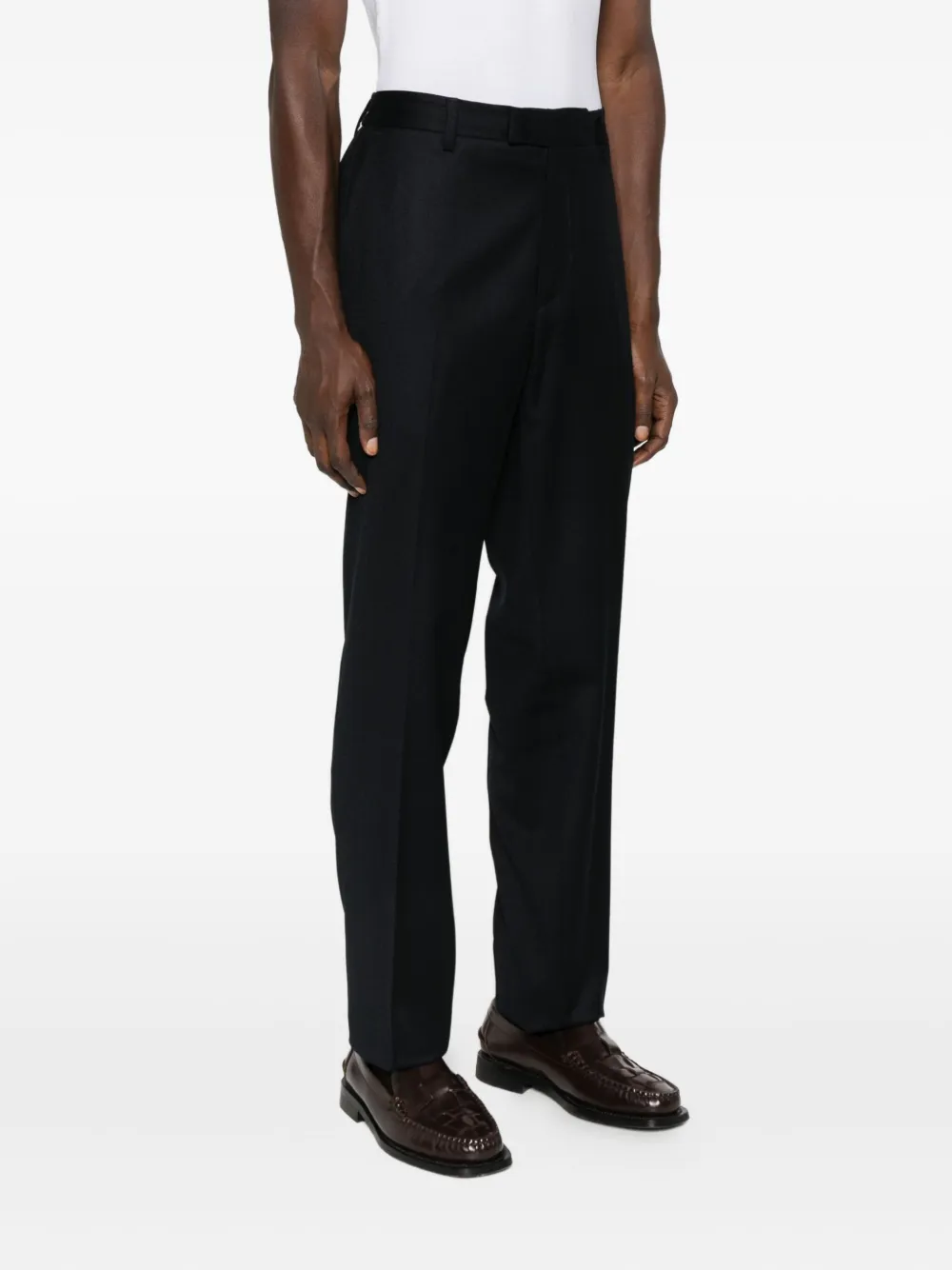 Maurizio Baldassari Hose mit Frontfalten Marineblau Herren Maurizio Baldassari Hose mit Frontfalten Marineblau Herren