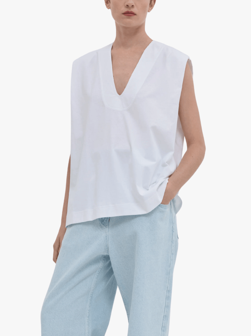 Christian Wijnants Top Tawe 8760 Weiß Damen