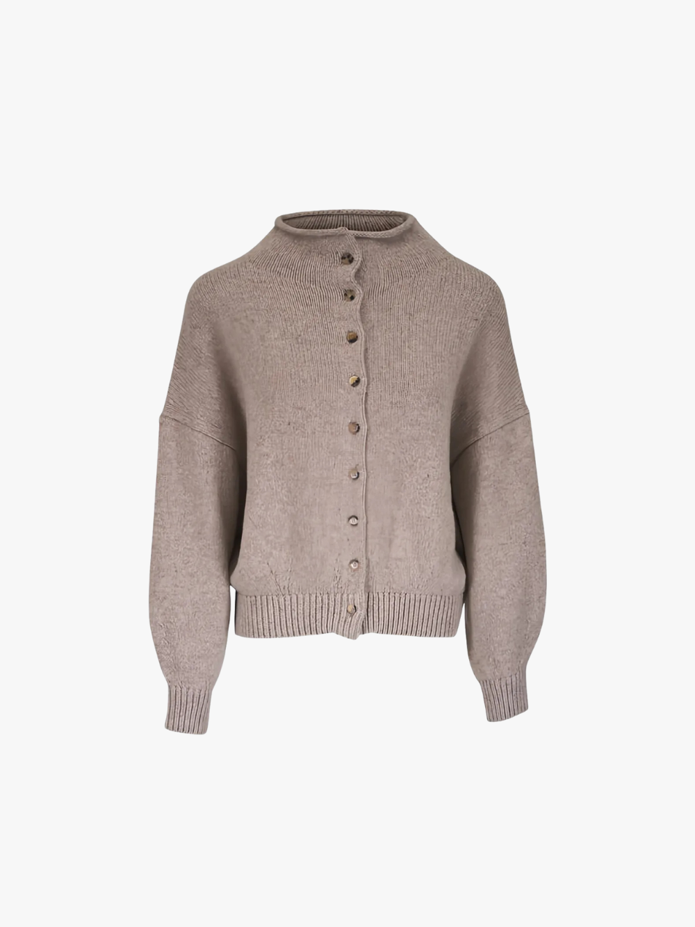 KHAITE Gerippter Nelya Cardigan Beige Damen
