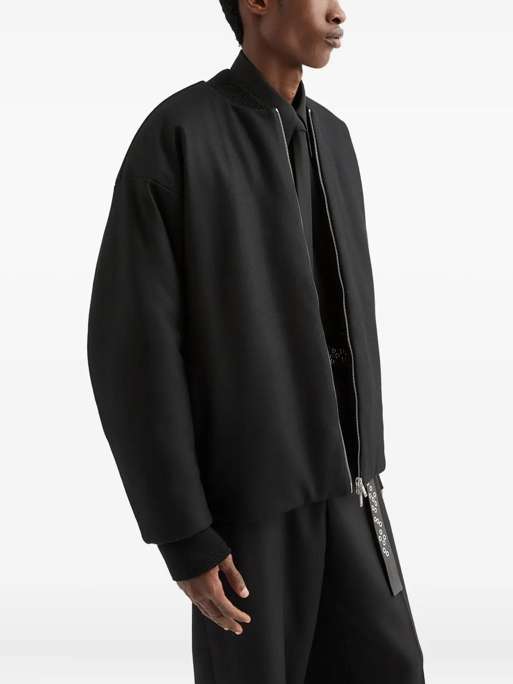Jil Sander Bomberjacke aus Wolle Herren Jil Sander Bomberjacke aus Wolle Herren