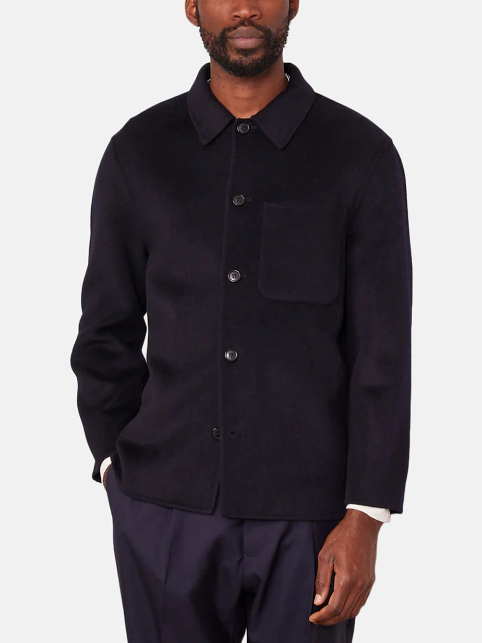 Officine Générale Hamilton Overshirt Schwarz Herren