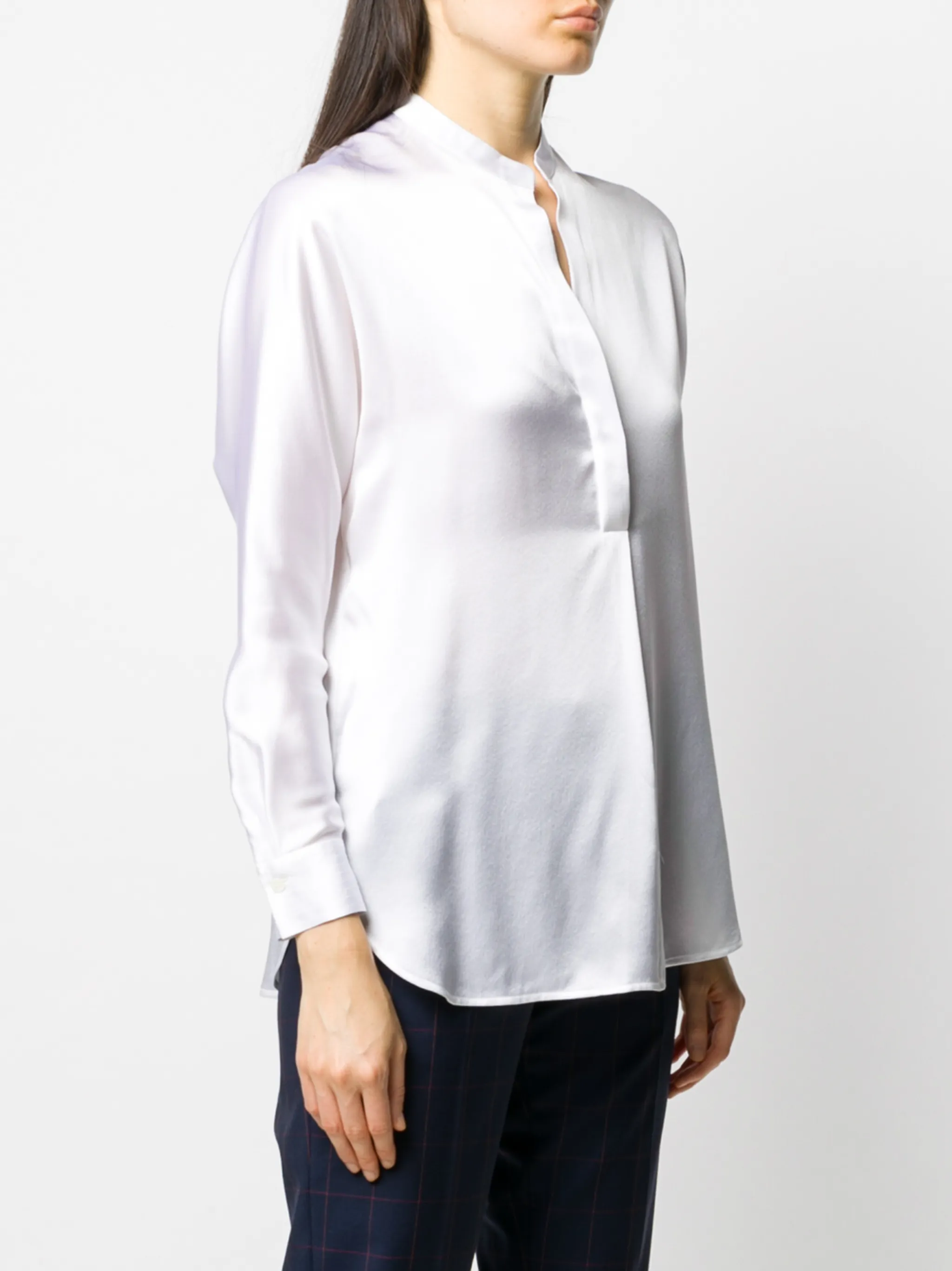 Vince blouse with open neckline and loose fit White Women