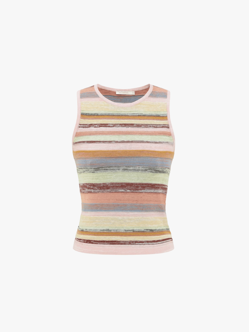 Zimmermann Luna Mouline Multi Stripe Tanktop Damen