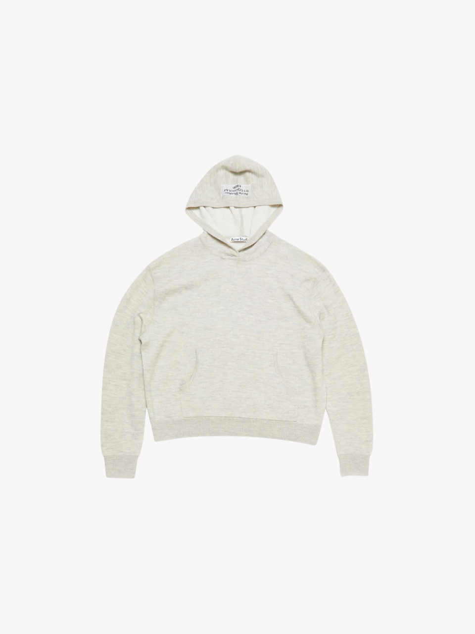 Acne Studios Kaschmir Kapuzenpullover Grau Herren