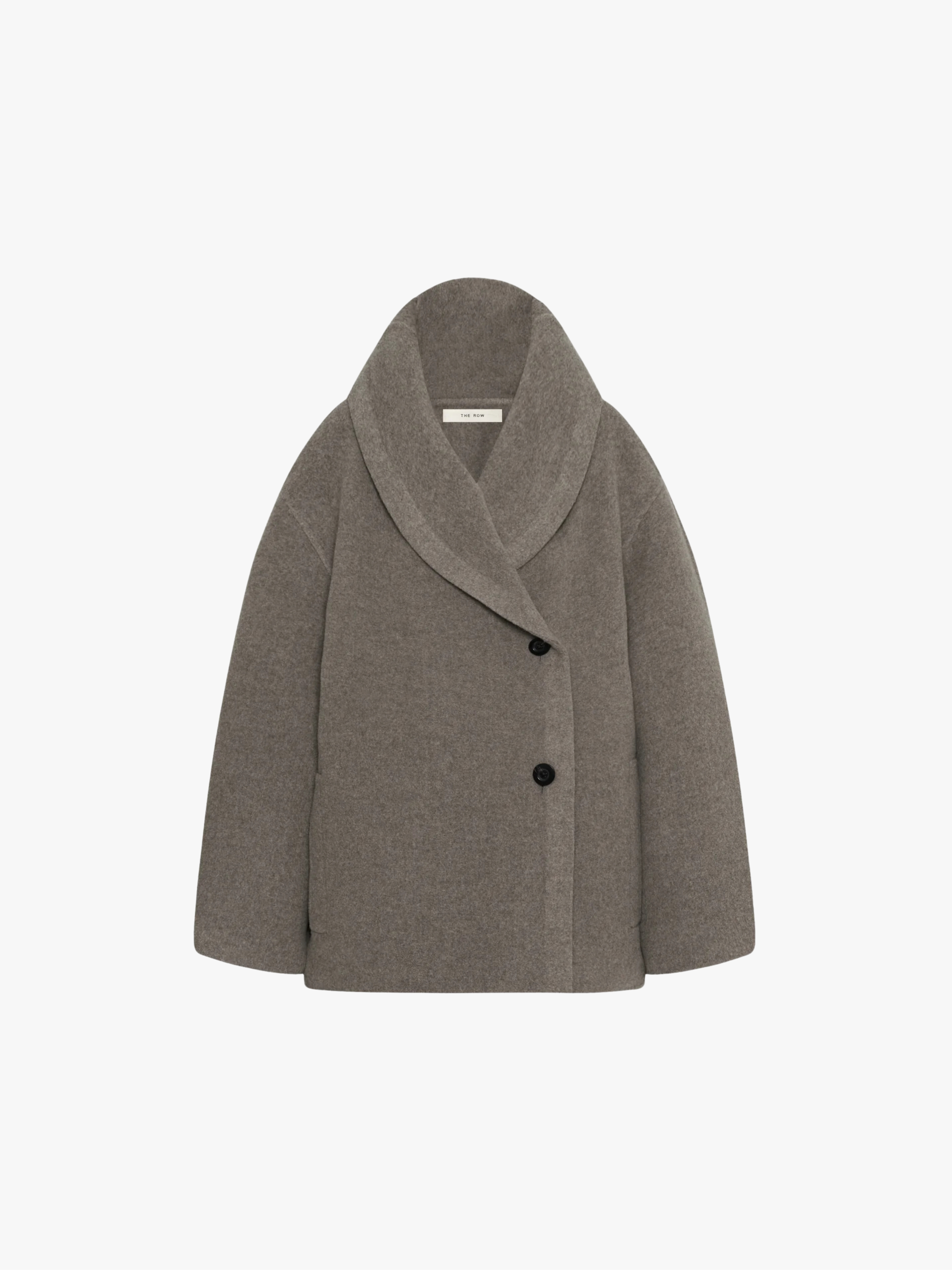 The Row Temur Coat Grey Unisex
