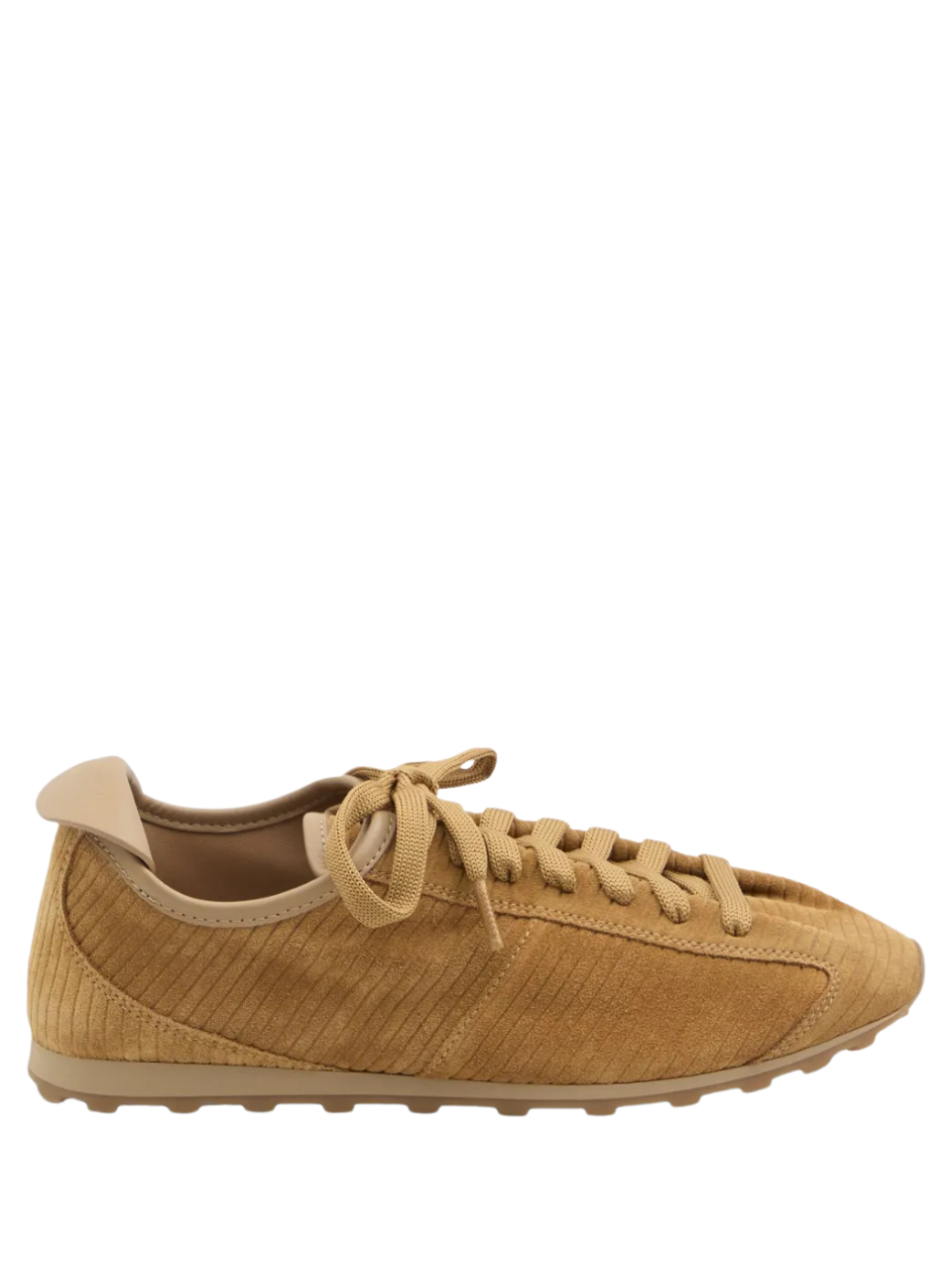 Jacquemus The Tennis Sneakers Wildleder-Prägung Camel Braun Damen